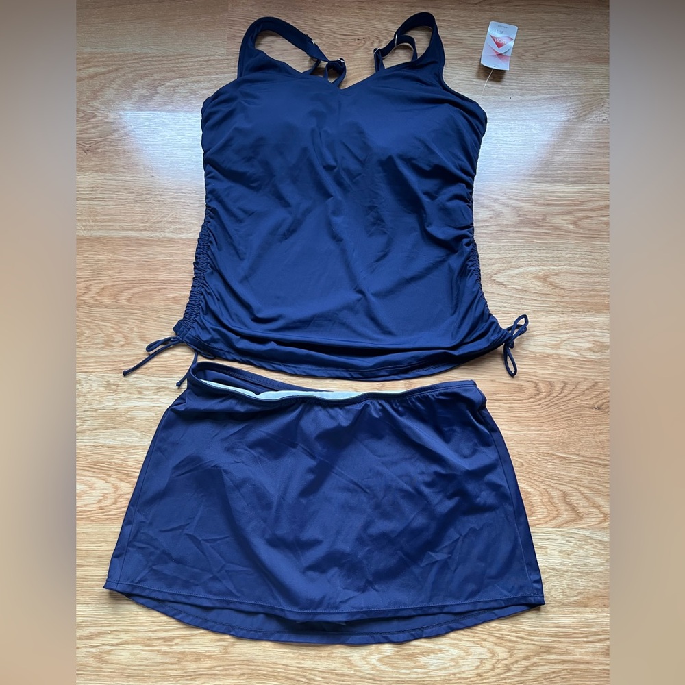 NEW Navy Blue Tankini Set